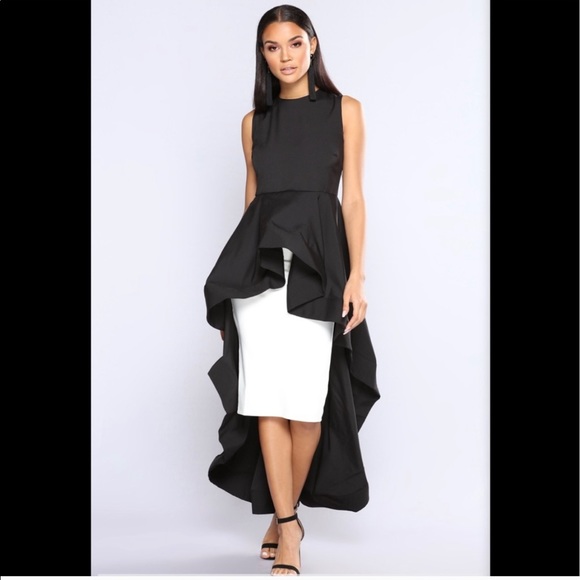 Fashion Nova Tops - Fashion Nova black party top